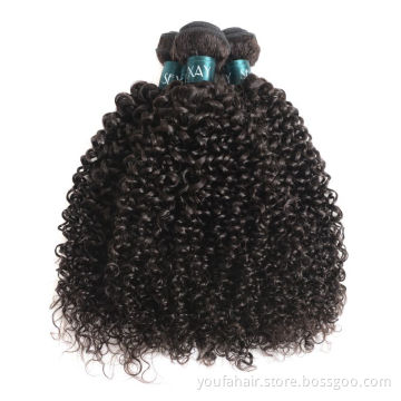 Wholesale Vendor Raw Virgin Extension Mink Indian Hair Bundle 10A Kinky Curly Hair Bundle All Cuticle Aligned Human Hair Bundles